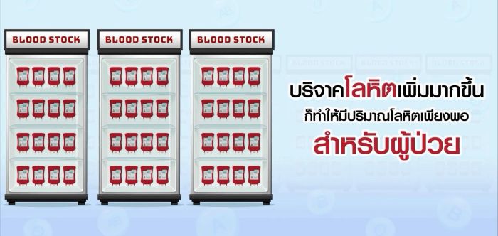 แค่เป็นผู้บริจาคโลหิตประจำ ก็เพิ่มจำนวนผู้รอดชีวิตจากการได้รับโลหิตทันท่วงที…